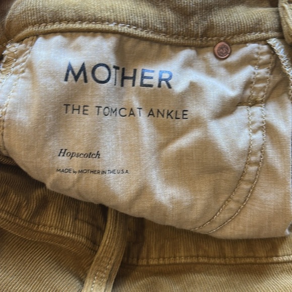 Mother The Tomcat Ankle Jean Hopscotch Tapenade Corduroy Sz 26 - Picture 10 of 14